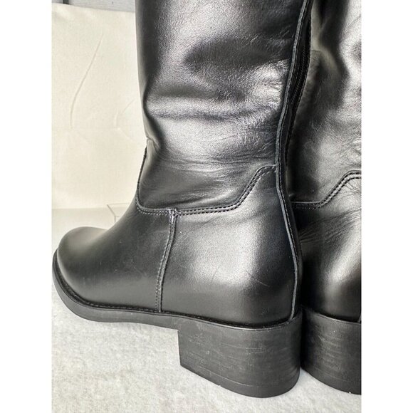La Canadienne Passion Black Leather Ridding Boots Women's 5 Equestrian knee High - Picture 14 of 16